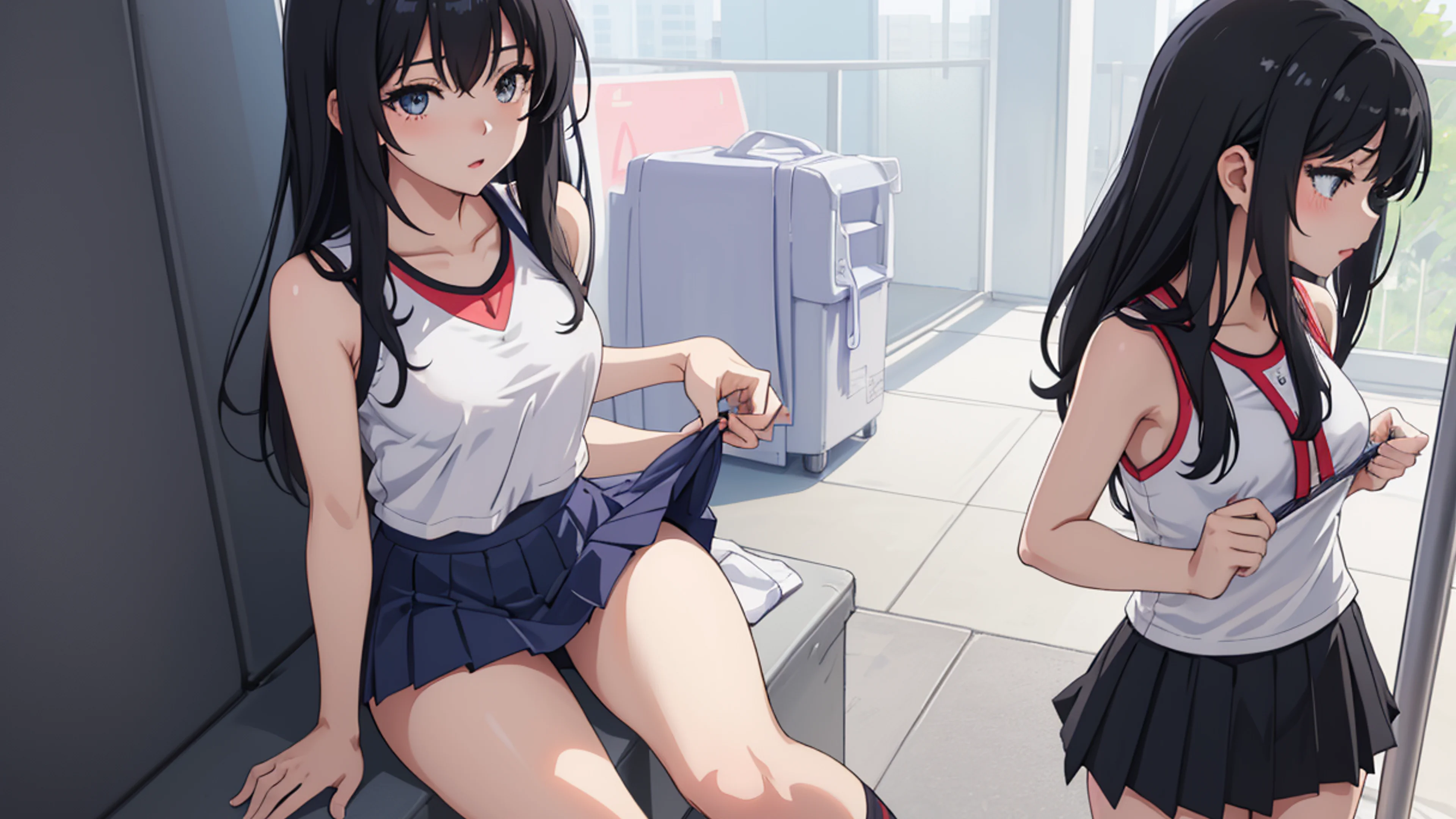 Moonlit Gothic Beauty — Puzzle Challenge Wallpaper desktop preview