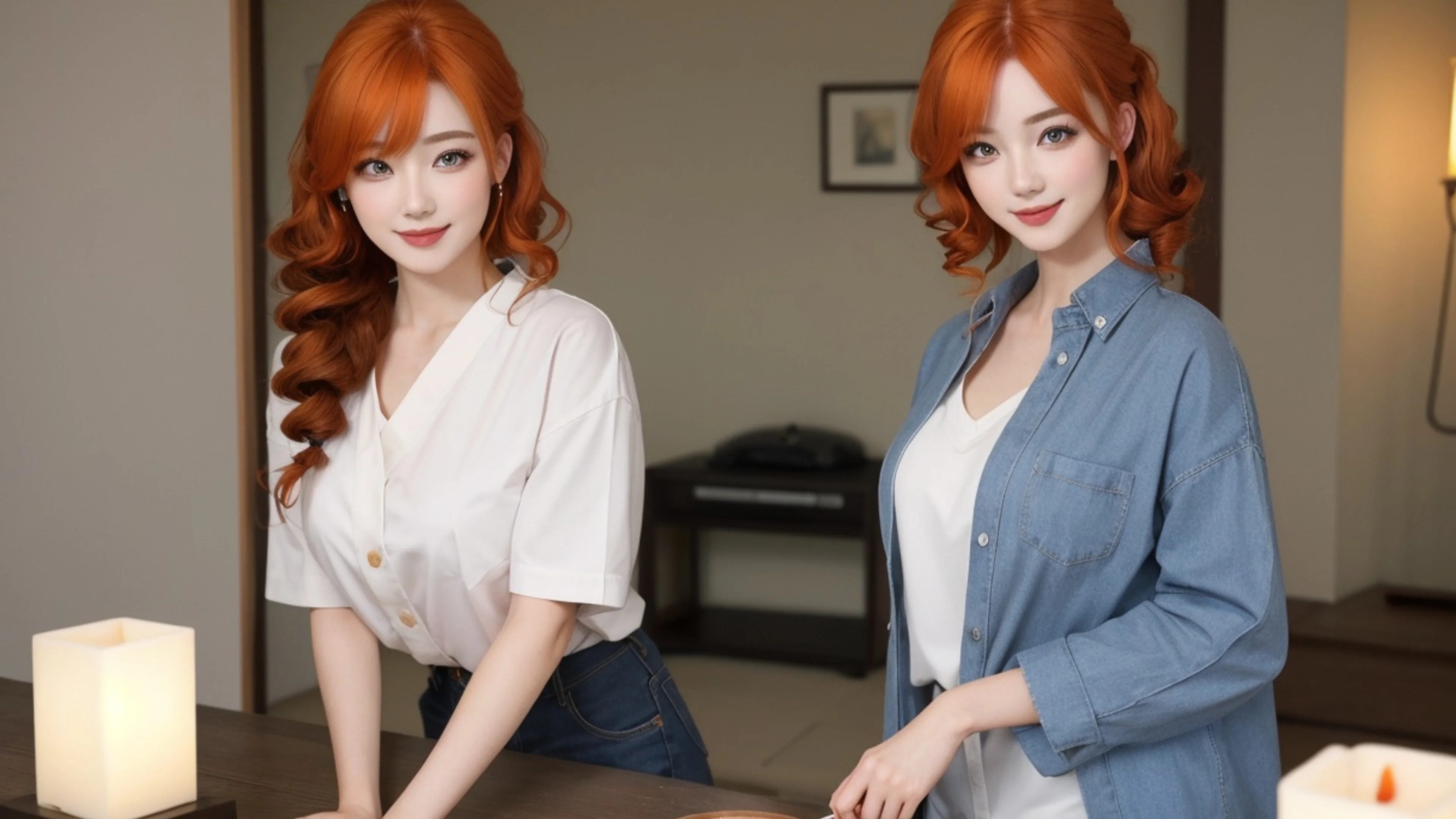 Sensual Maid Puzzle Unveiled Wallpaper desktop preview