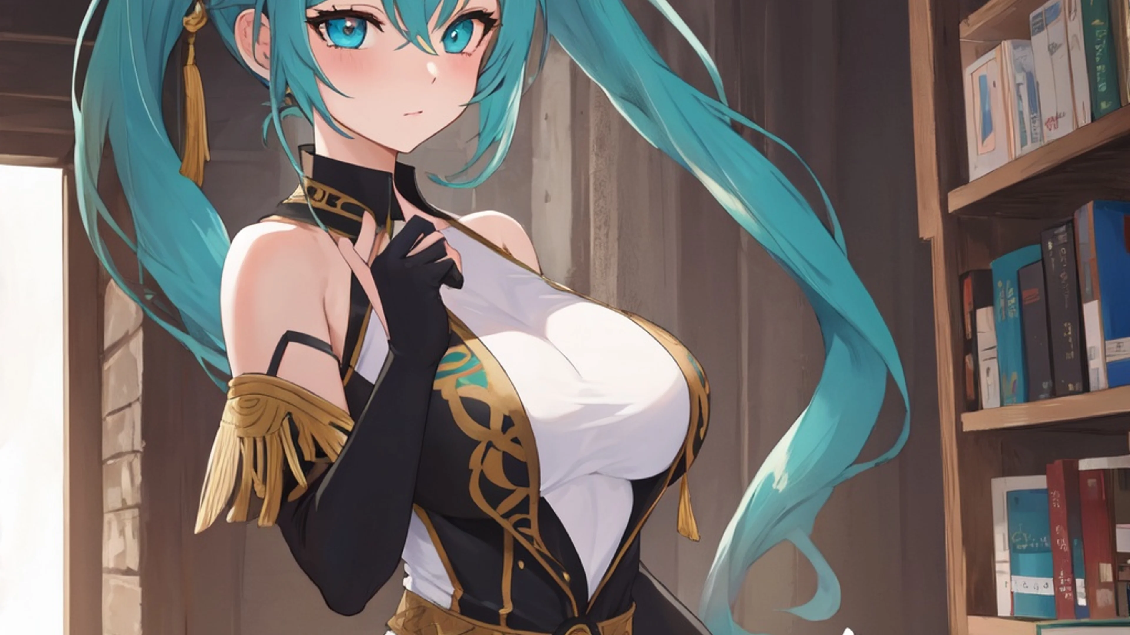 Sensual Samurai Puzzle Wallpaper desktop preview