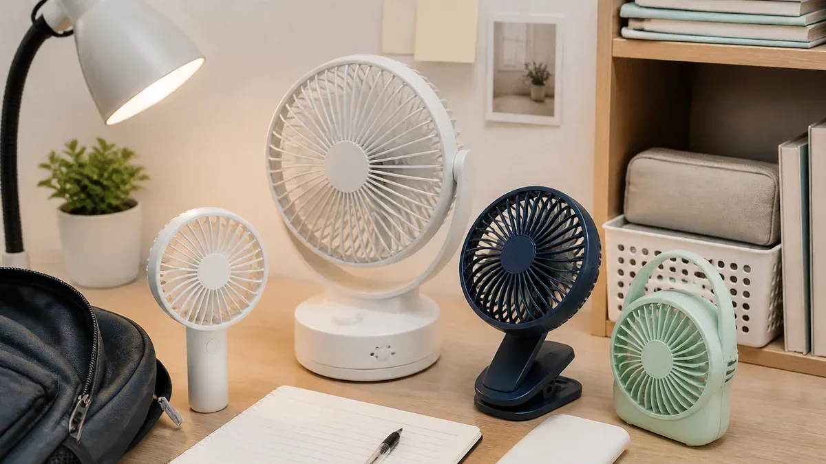 Cách chọn quạt tích điện cho học sinh sinh viên học bài thoáng mát