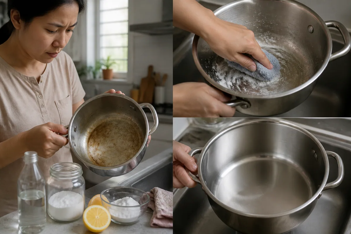 Minh họa Bắt đầu bằng việc mô tả một ngày sử dụng với dụng cụ inox trong bếp gia đình Việt