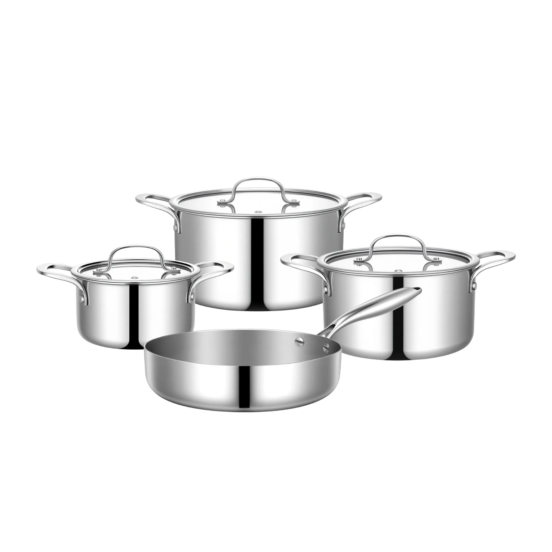 Bộ nồi inox đúc nguyên khối INOXPRAN INP2003