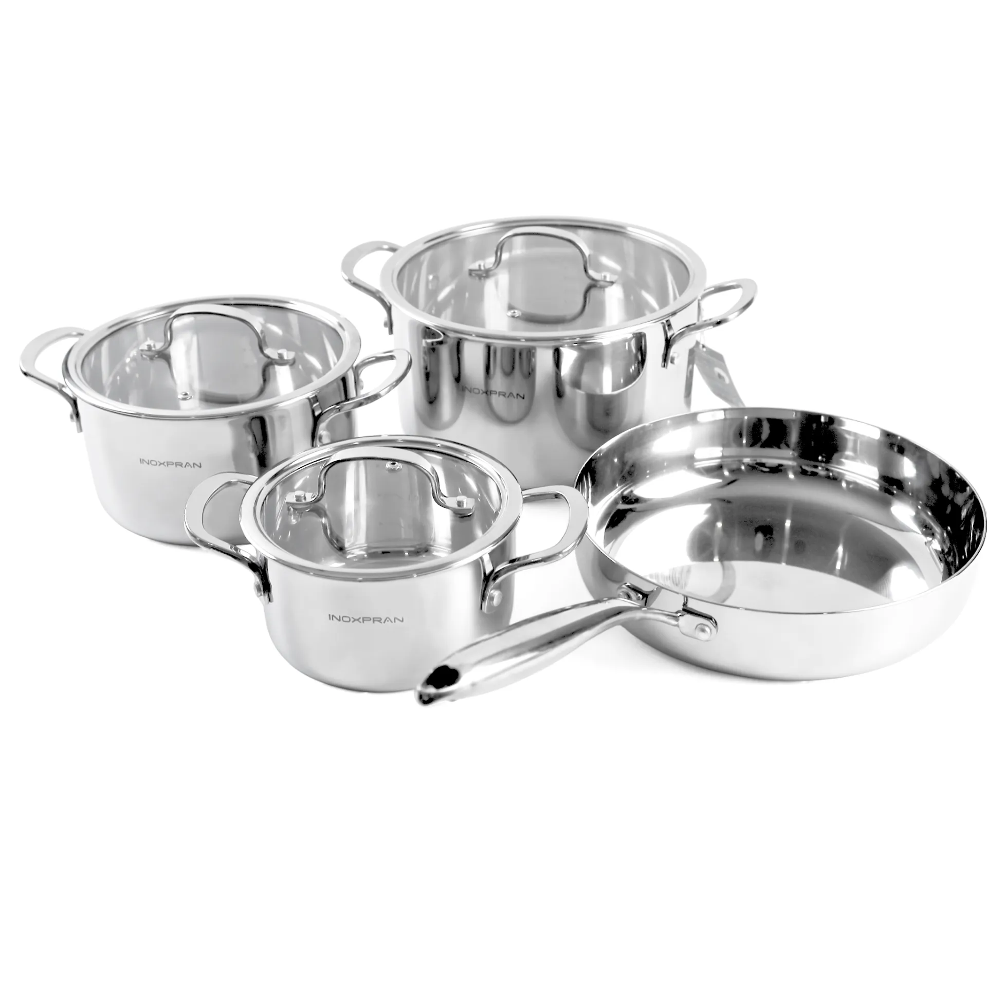Bộ nồi inox đúc nguyên khối INOXPRAN INP2003