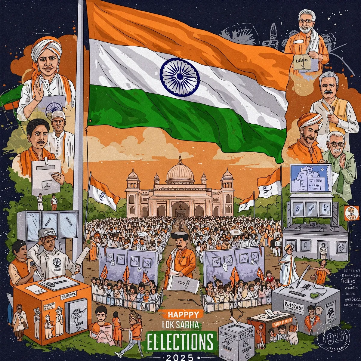 Lok Sabha Elections 2025: Key Candidates and Political Strategies