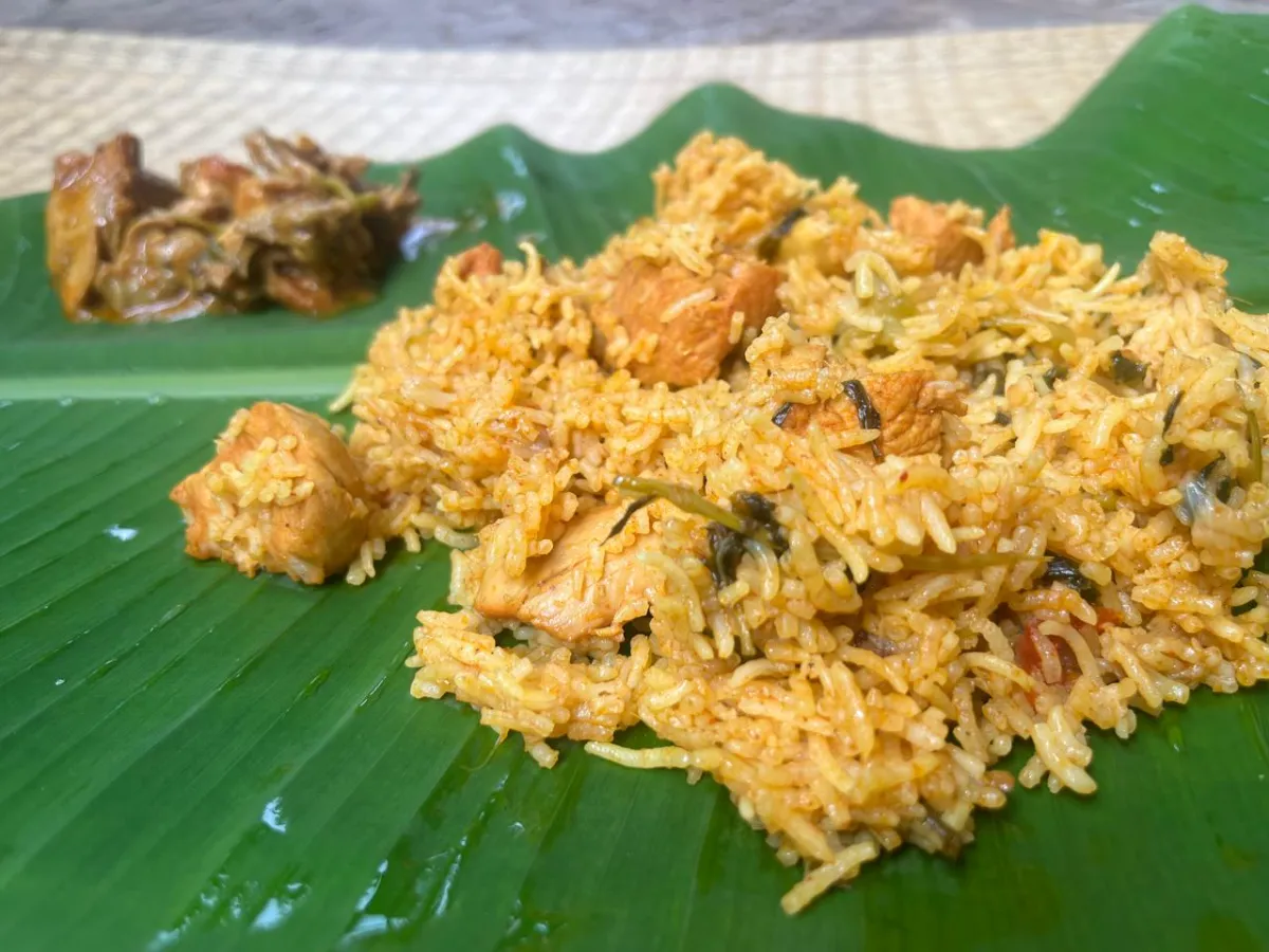 What's on my plate today?! Chicken Biryani