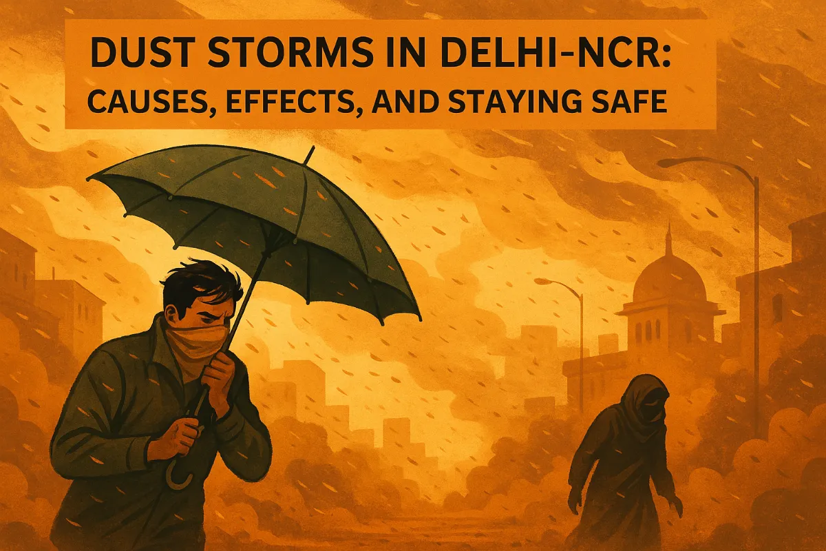 Dust Storms in Delhi-NCR: Causes, Effects, and Staying Safe