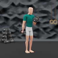 Image of alternating biceps curls