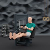 Image of Seated Leg Curl Machine