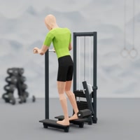 Image of Standing Leg Curl Machine