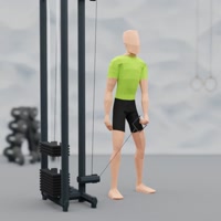 Image of Lateral Raises on Cable Station