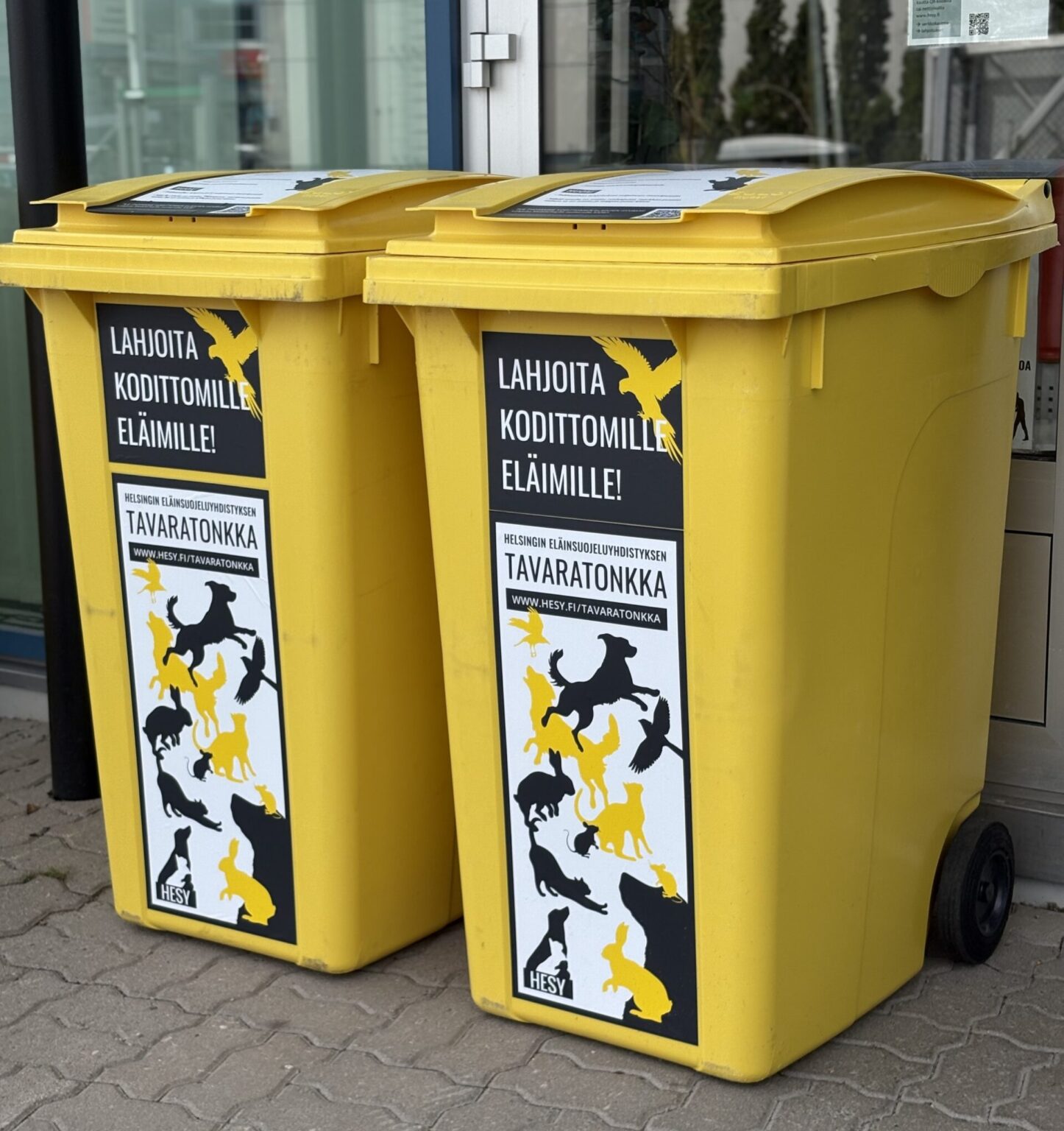 Lahjoita helposti tavaratonkkiin