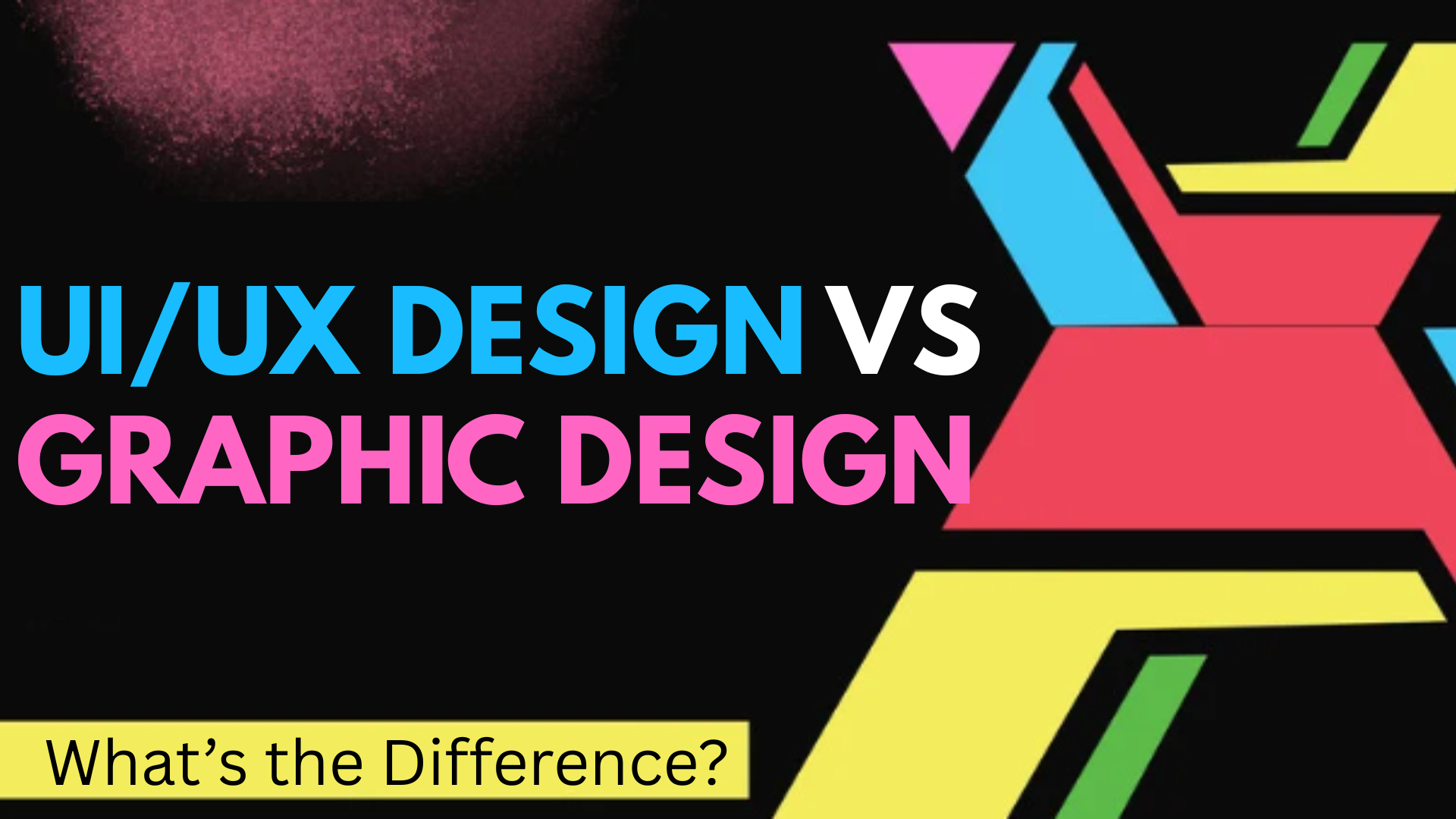 Difference Between UI/UX Design and Graphic Design