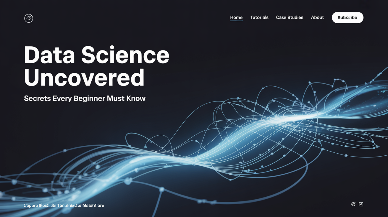 Data Science Uncovered: Secrets Every Beginner Must Know