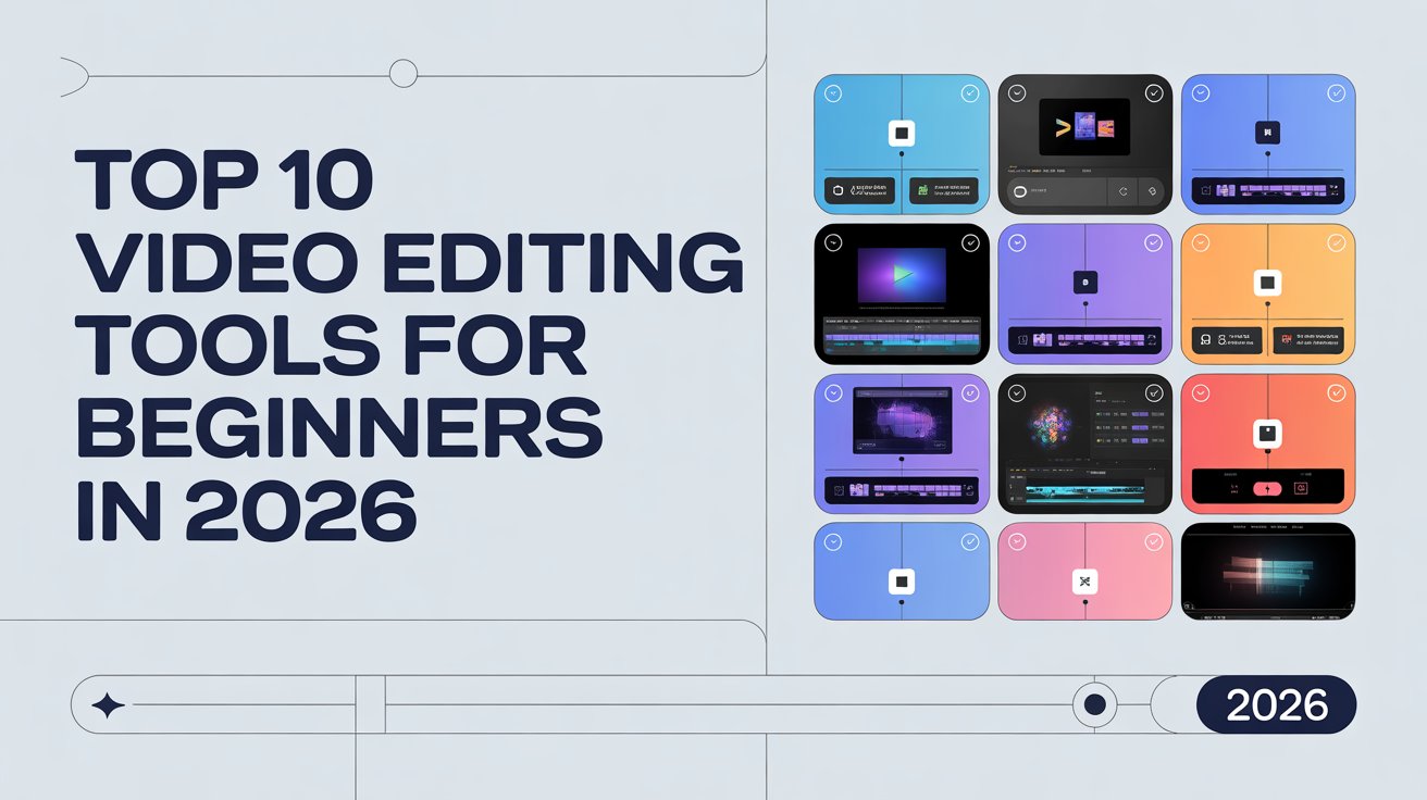 Top 10 Video Editing Tools for Beginners in 2026
