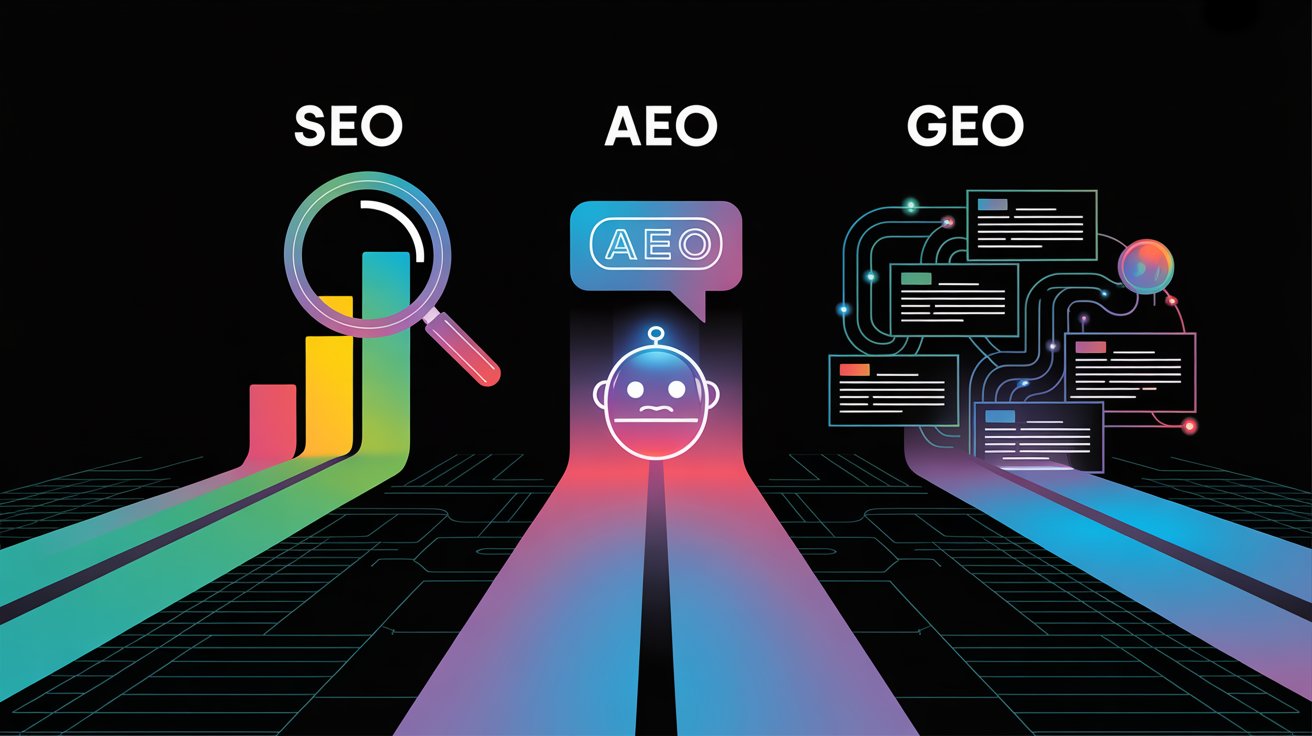SEO vs AEO vs GEO: Which Matters Most in 2025?