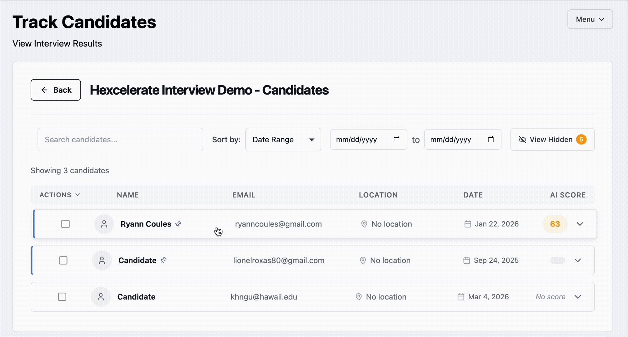 Your shortlist is ready.