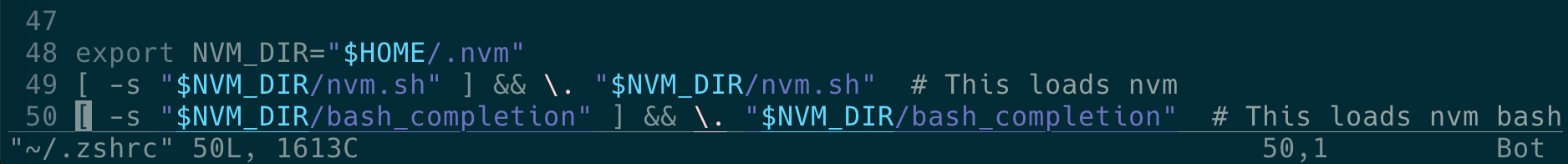 nvm-zshrc