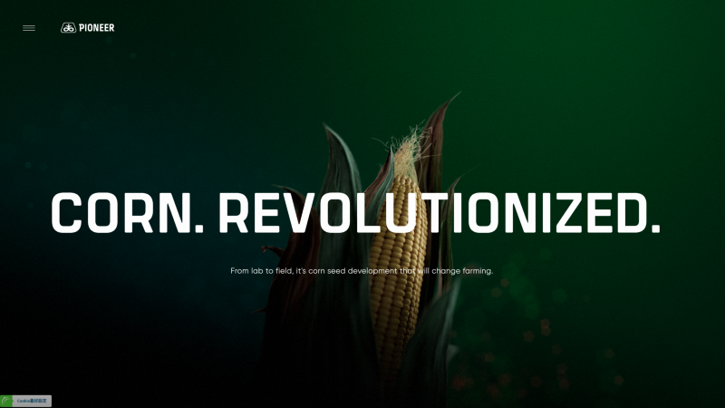 Pioneer — Corn Revolutionized 網站