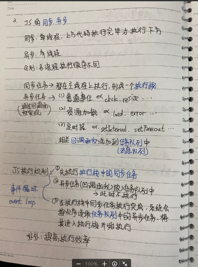 手寫筆記