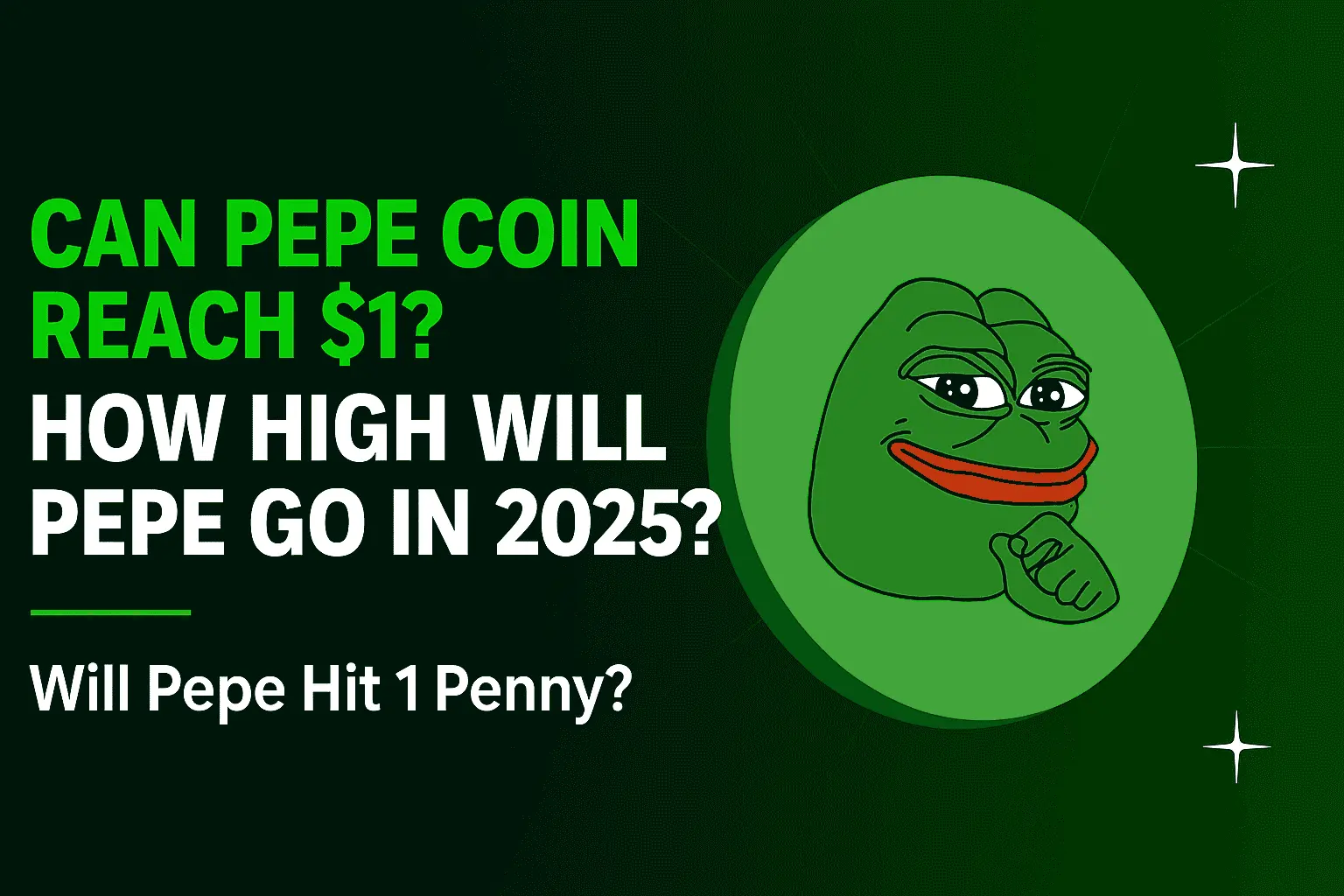 Can Pepe Coin Ever Reach $1? How High Could It Go in the Future?