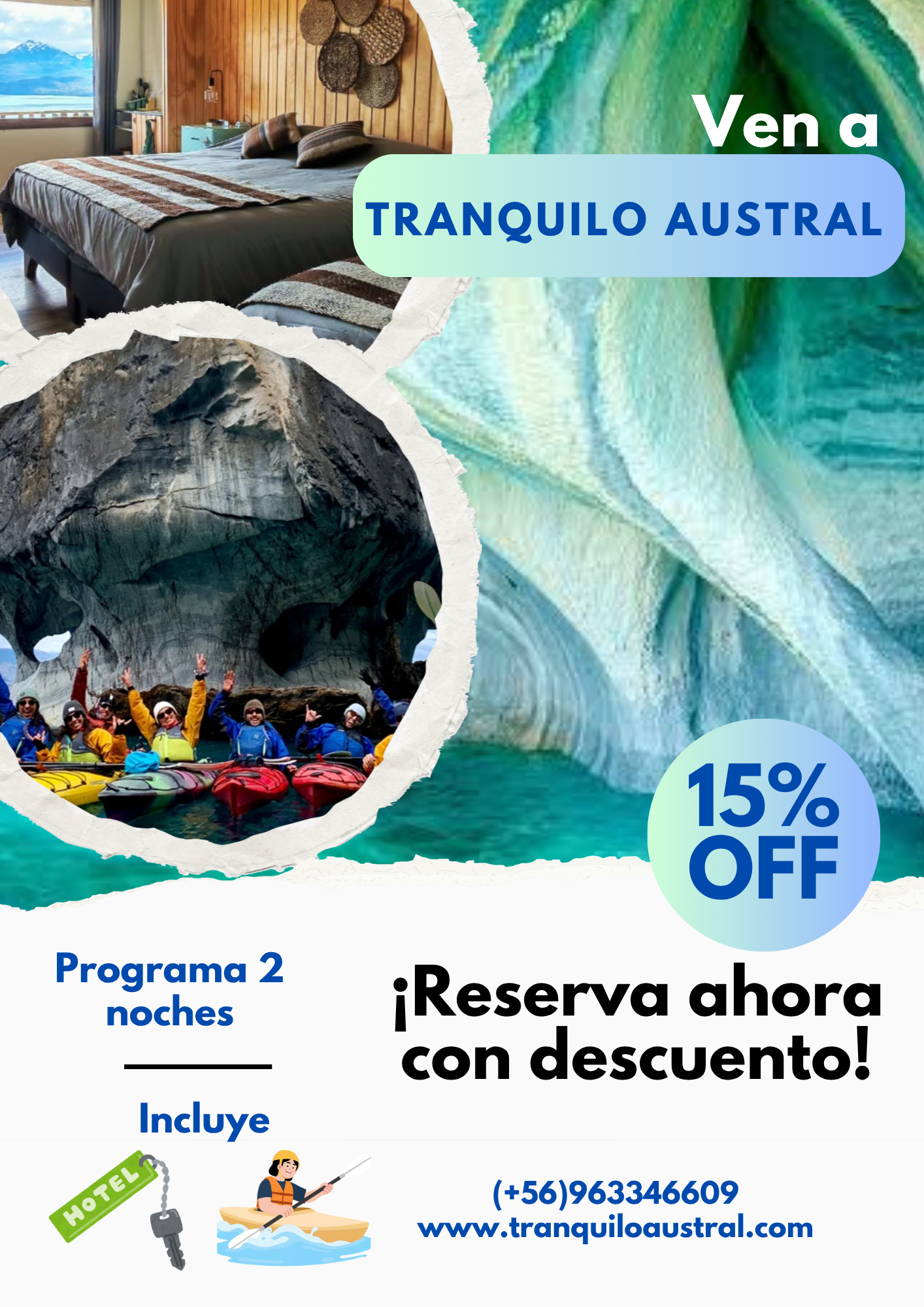 Imagen del servicio Estadía + Kayak