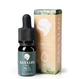 Sanaleo Full Spectrum CBD Öl 15% 10ml Fläschchen