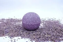 Leafy CBD Badekugel Lavendel