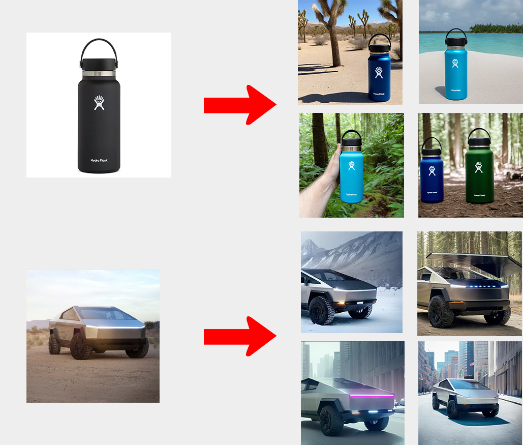 AI product images