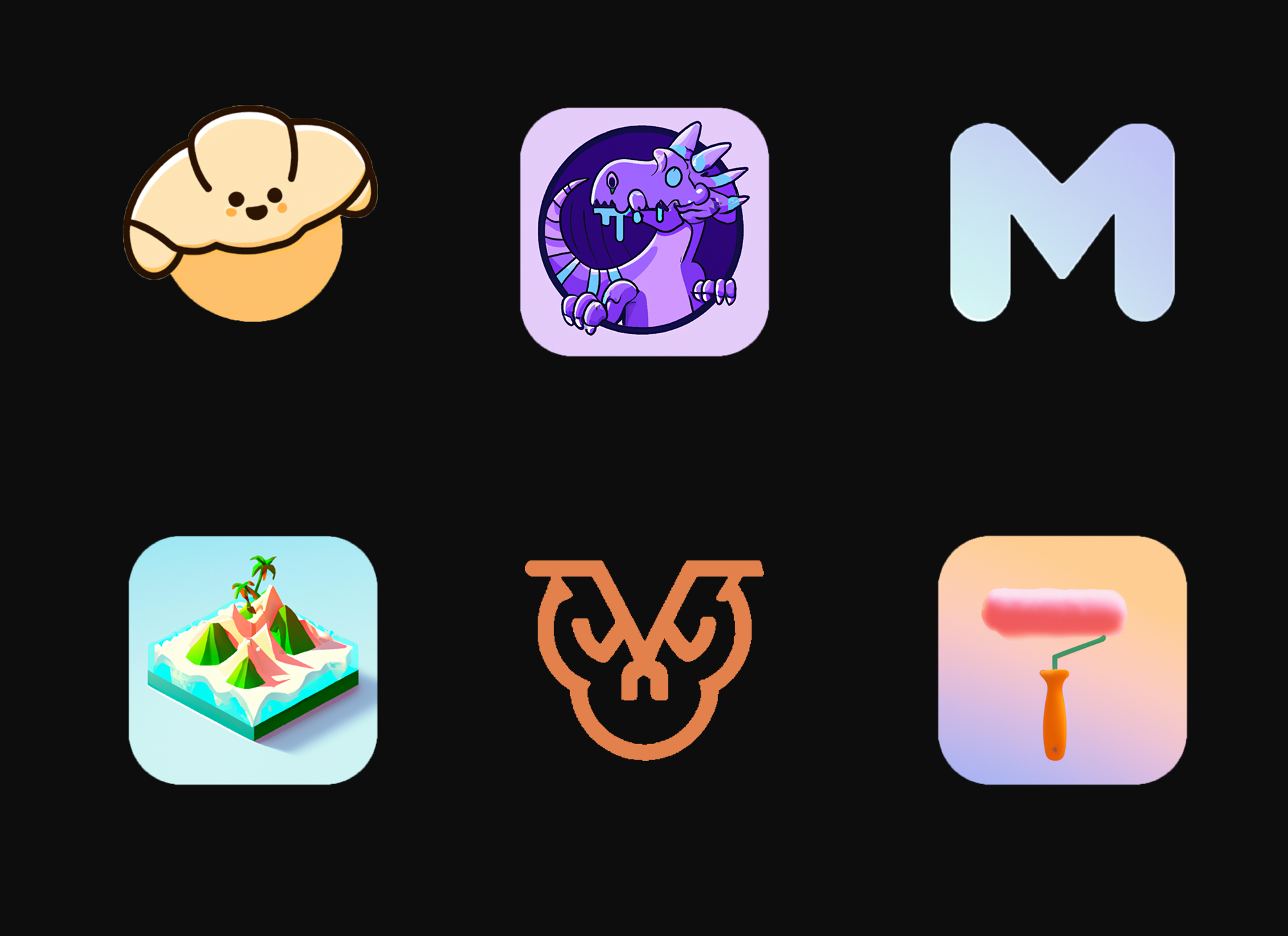 AI logos and icons