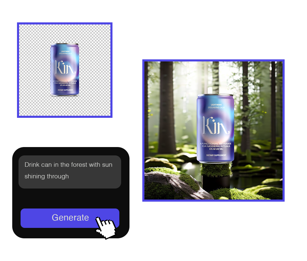 AI product images