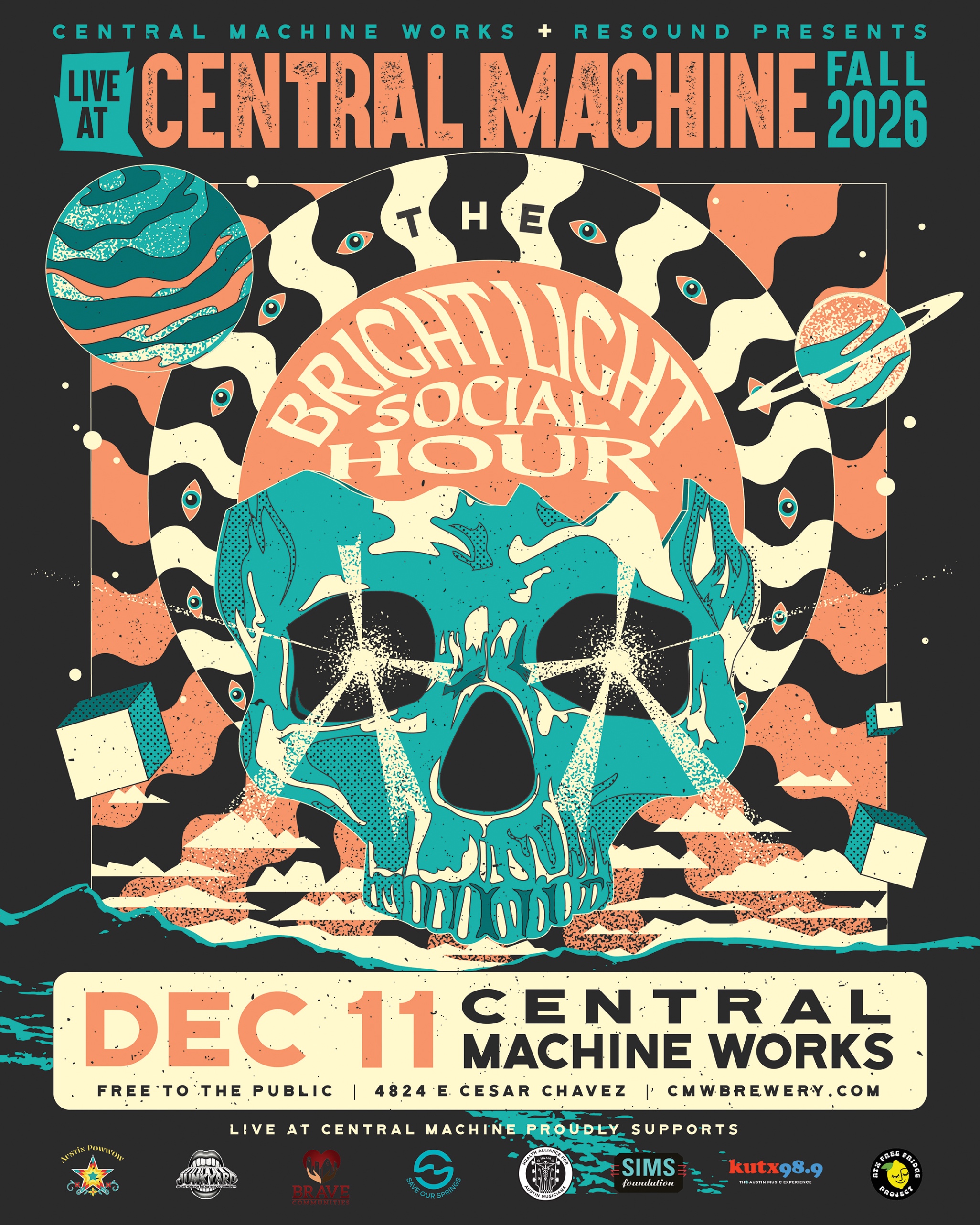 Poster for Bright Light Social Hour in Austin