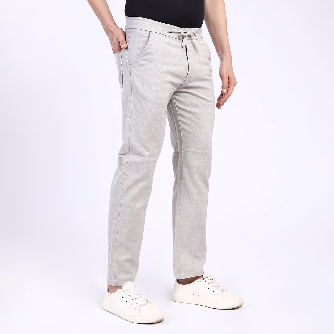 Men’s Breathable Linen Blend Trousers