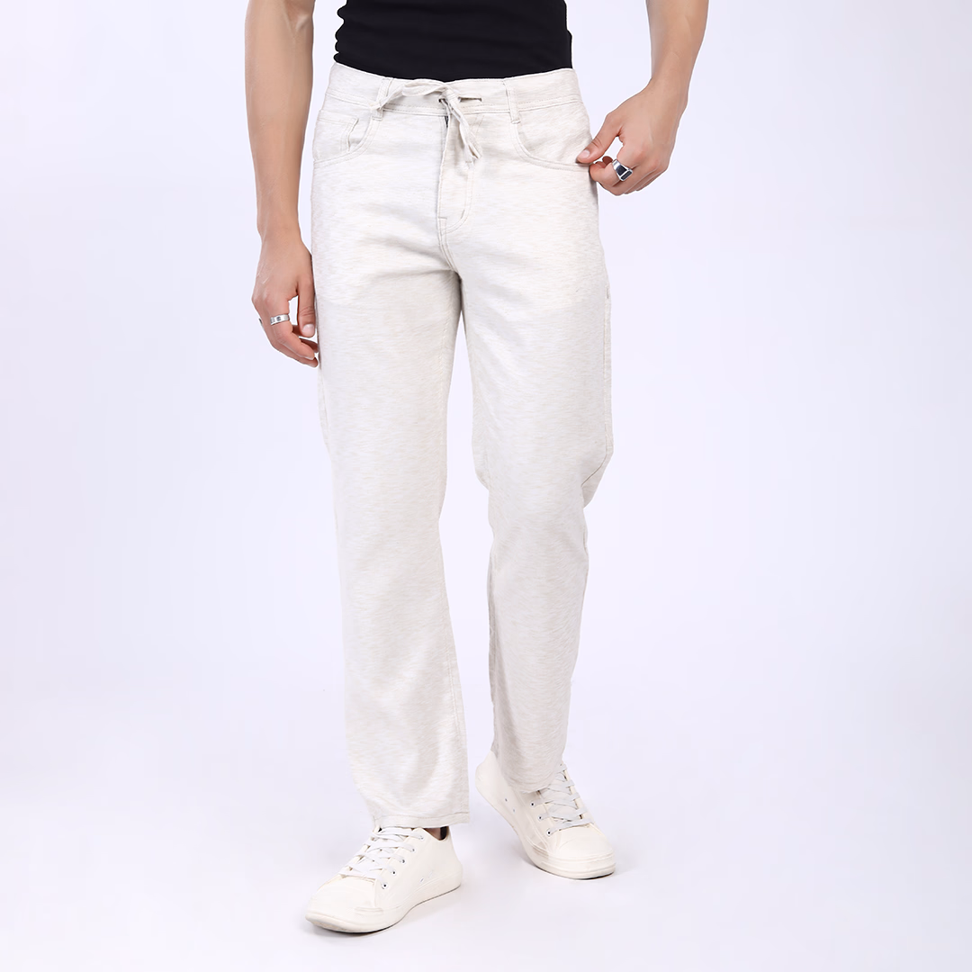 Linen Street Style Trousers – Natural Cool with Urban Edge (hover view)