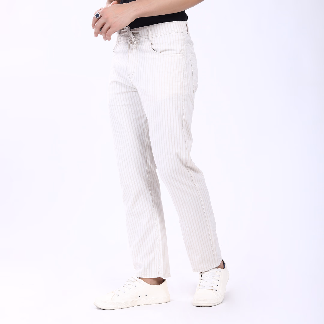 HHO Signature Linen-Cotton Pants – Effortless Comfort Meets Timeless Design (hover view)