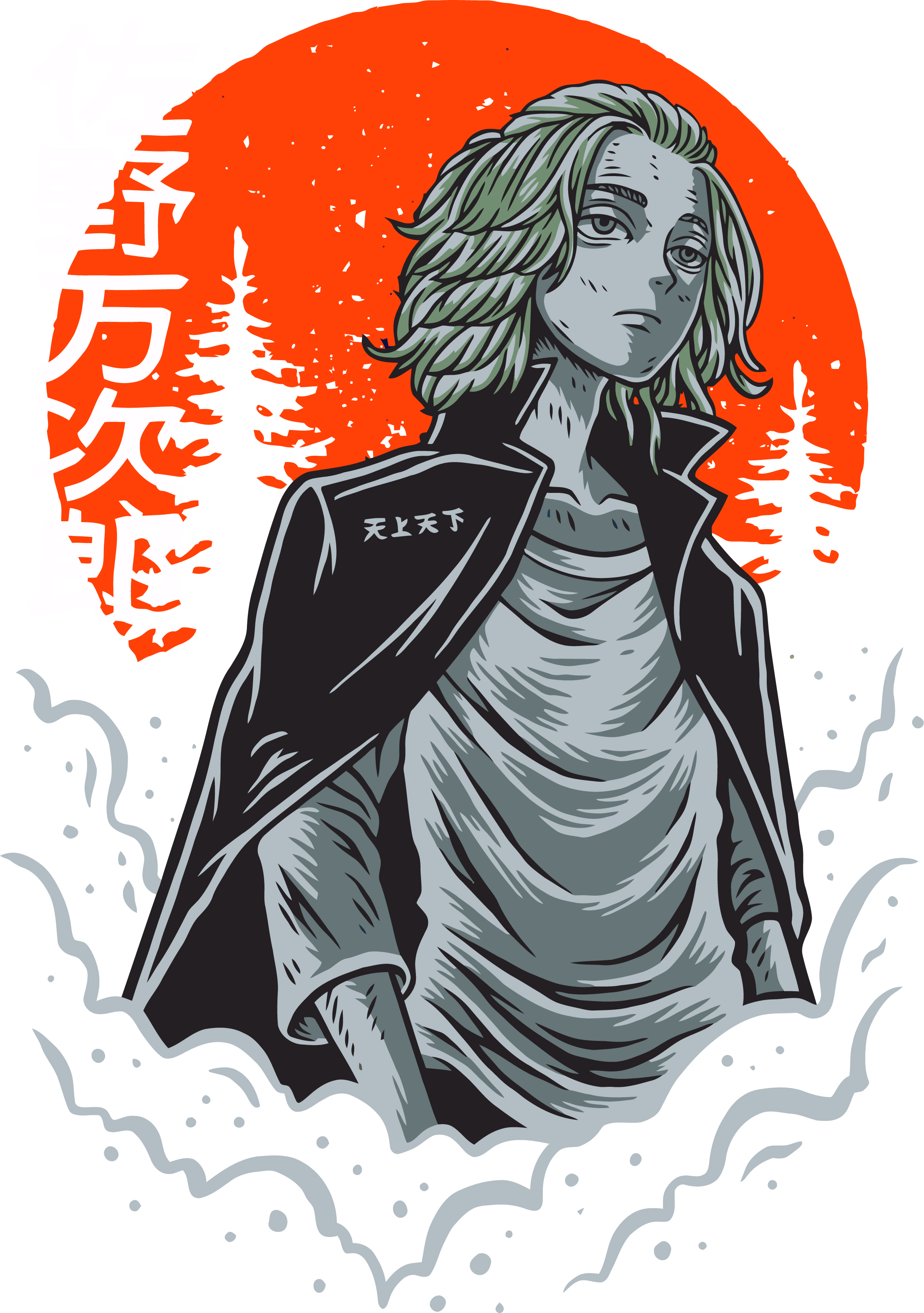 Oversized_Unisex “Tokyo Revengers” T-Shirt – Premium Mercerized Organic Cotton (hover view)