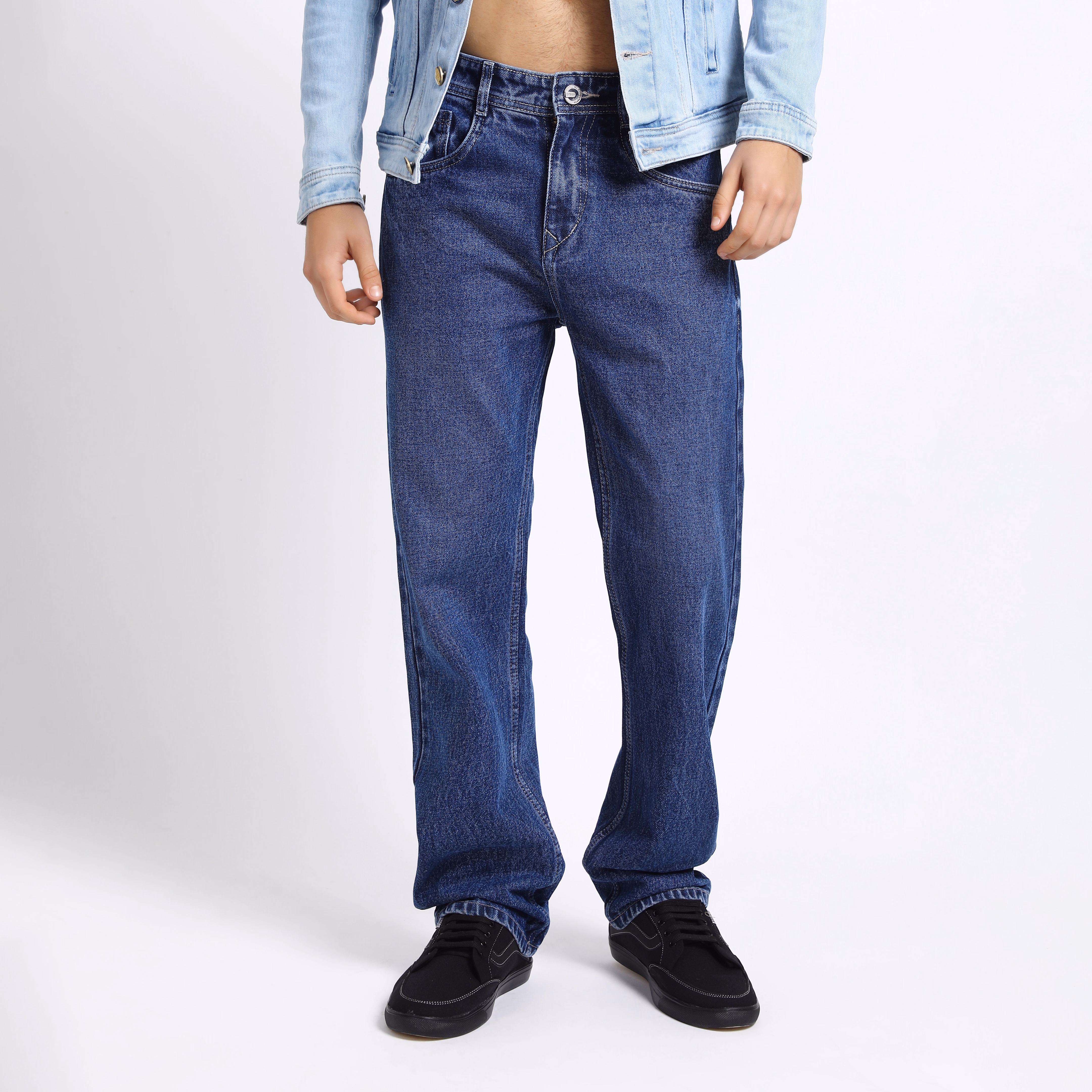 Retro Revival Baggy Fit Jeans – Street-Ready Style with All-Day Comfort