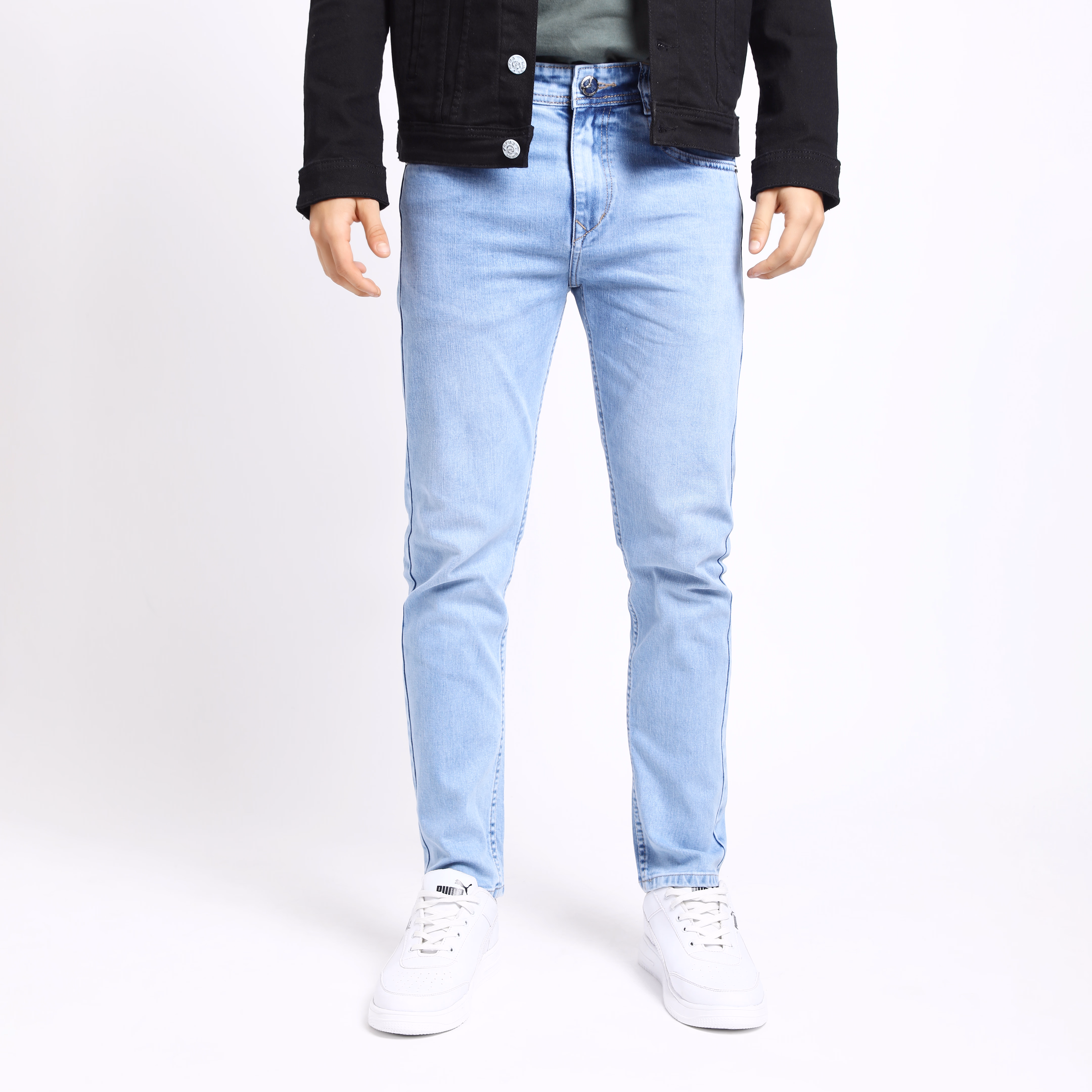 Effortless Cool – Slim Ankle Fit Denim for the Modern Man 👖 (hover view)