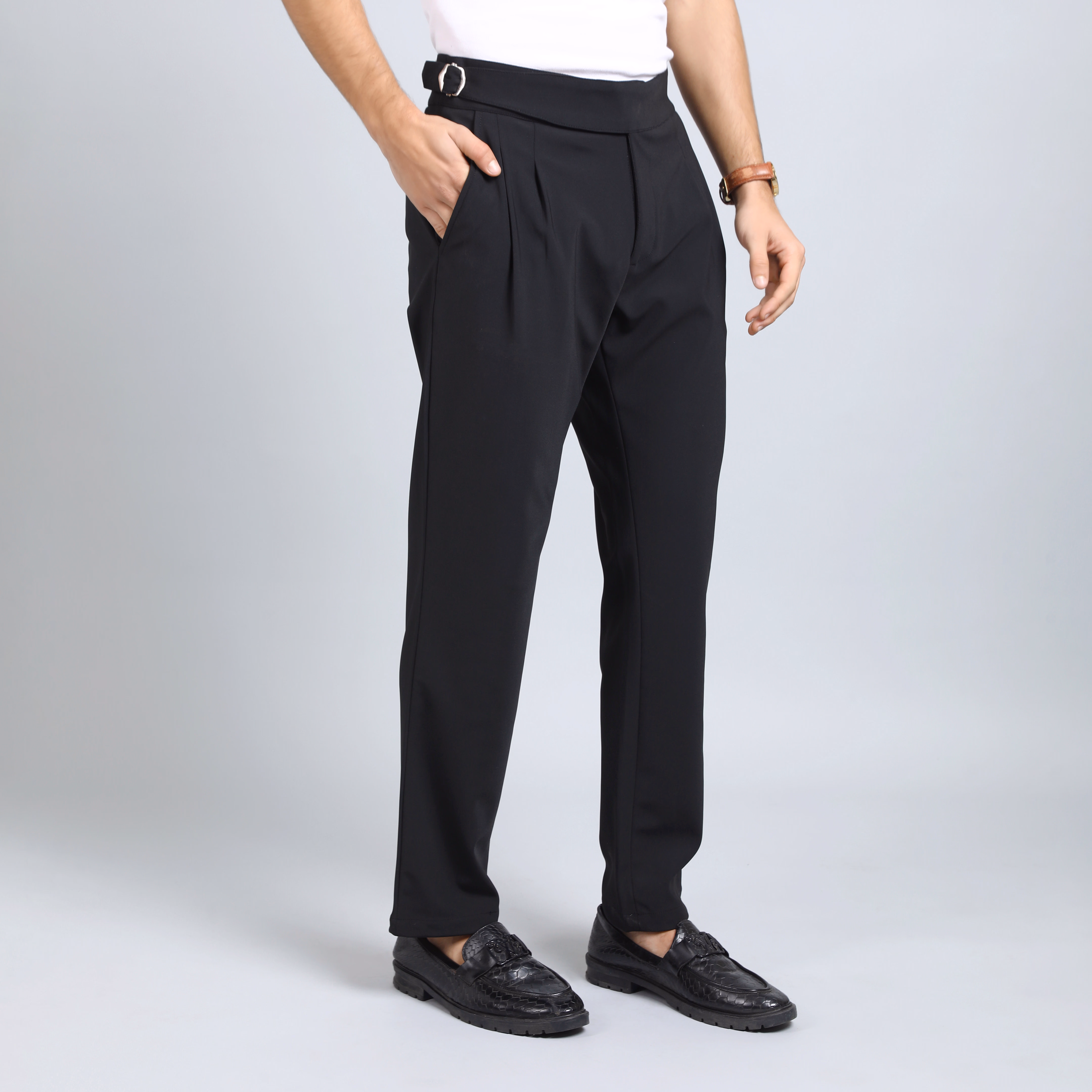 Gurkha Buckle Pants – Korean Tailoring, Timeless Fit