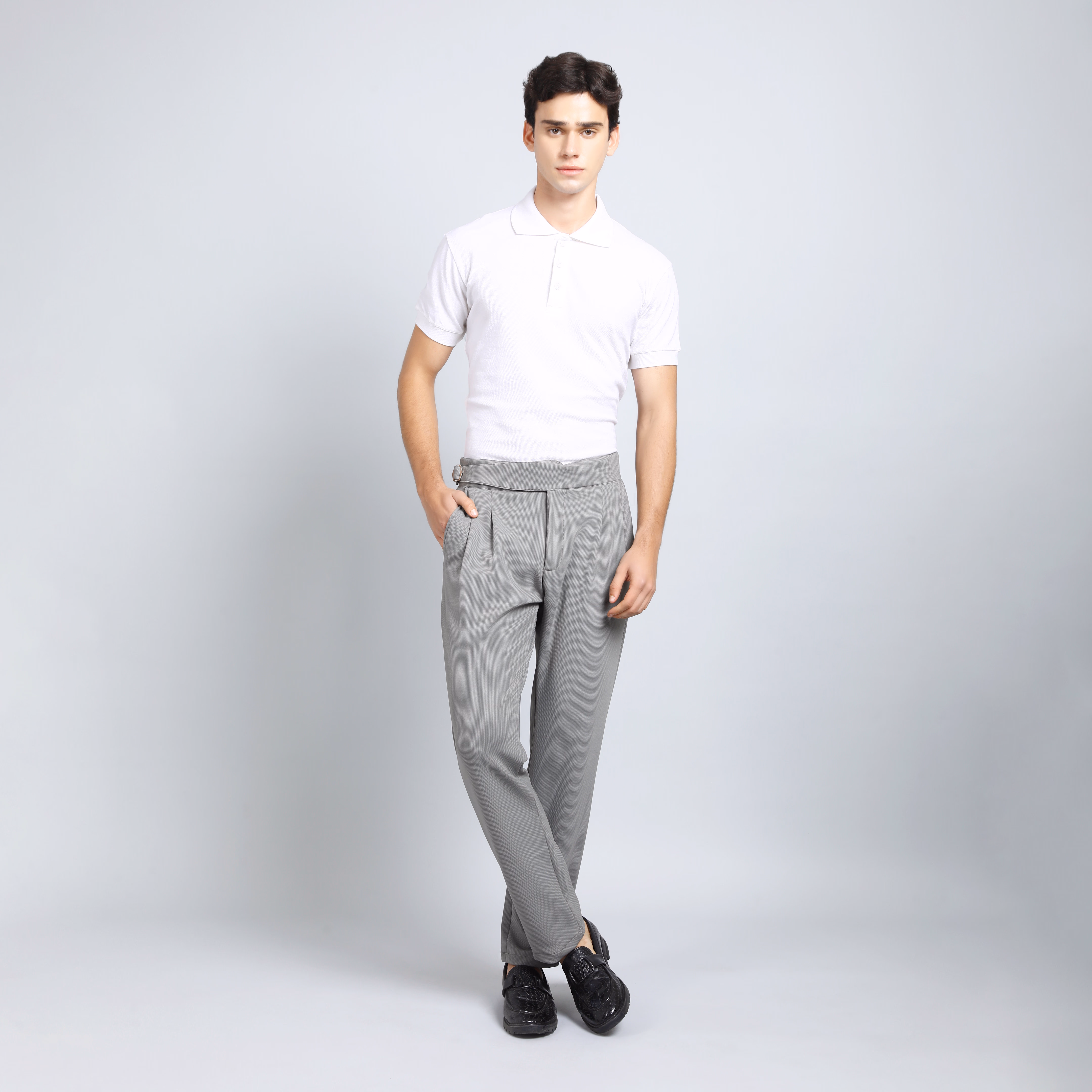 High-Waist Korean Gurkha Pants – Classic Revival with a Streetwear Twist