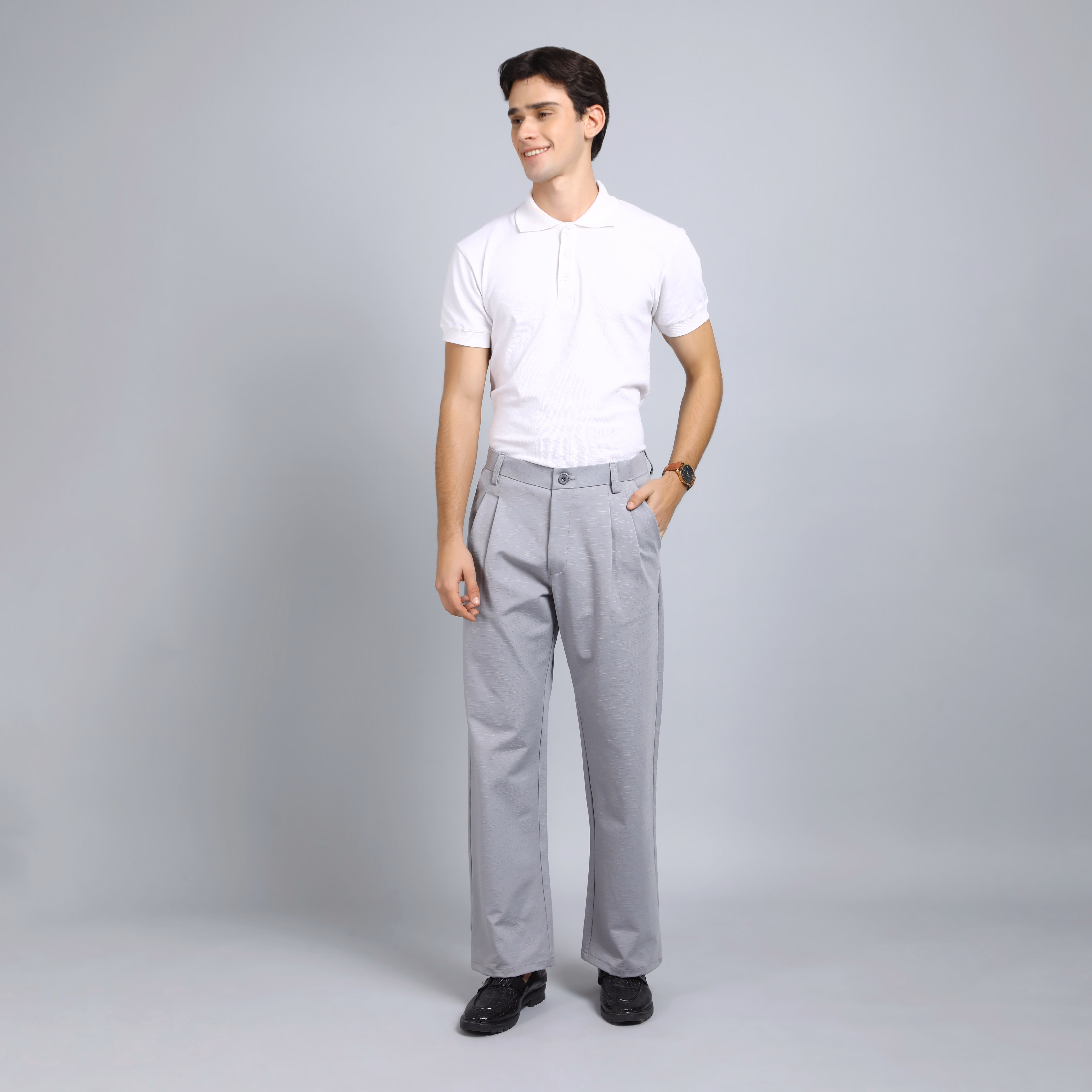 Korean Relaxed Pants for Men – Stretchable, Breathable & Stylish