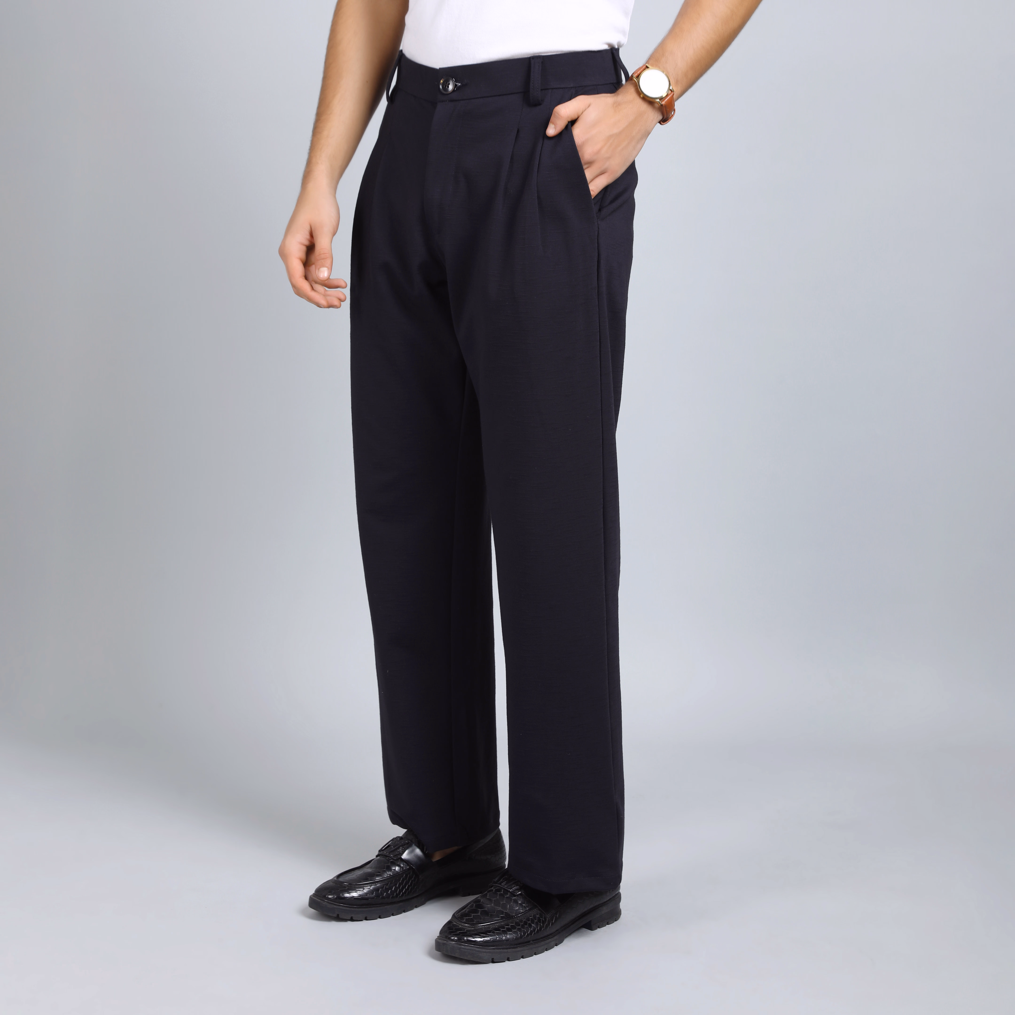 Men’s Korean Style Tapered Fit Pants – Fashion Forward & Functional