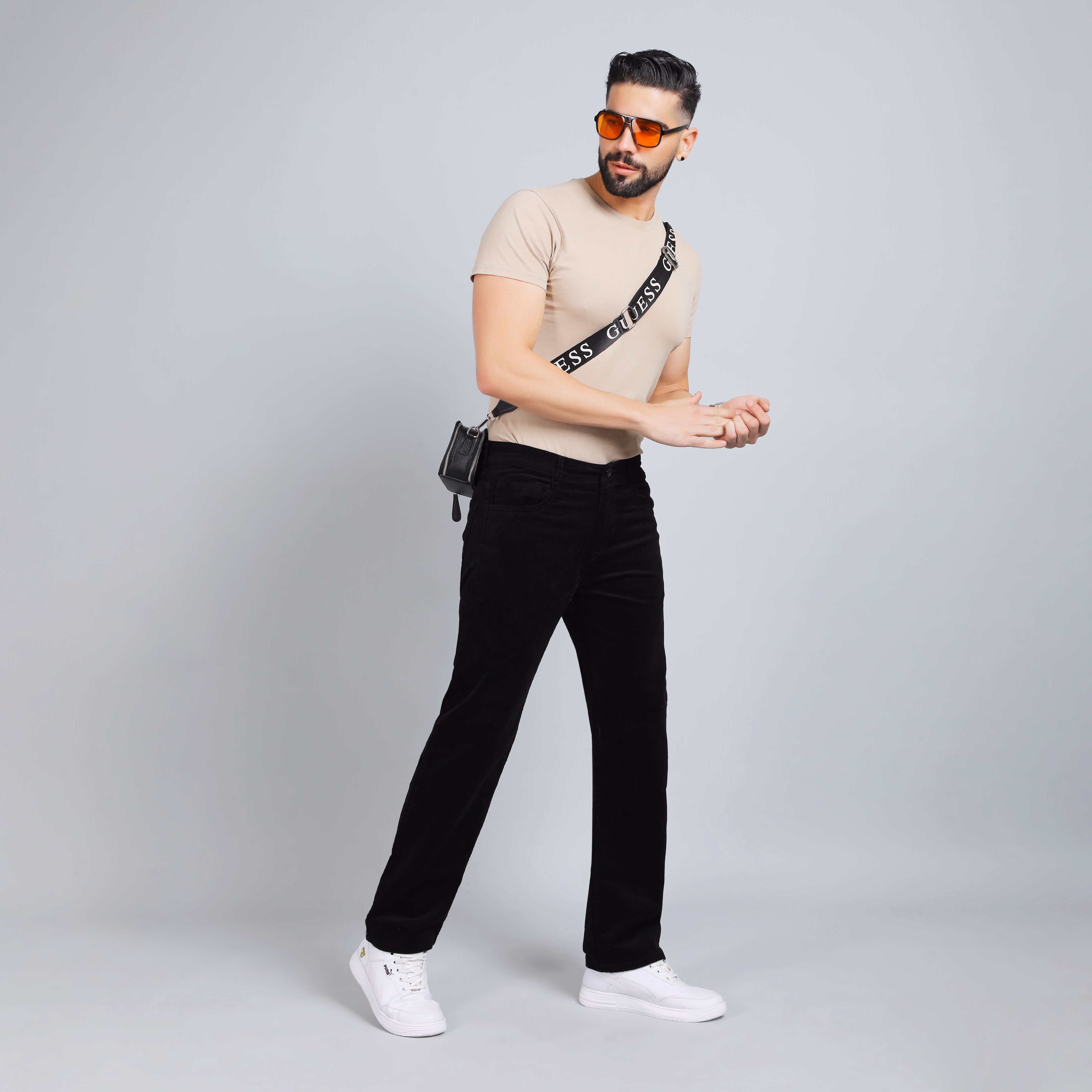 Men’s Baggy Corduroy Bottoms – Cozy, Classic, and Casual (hover view)