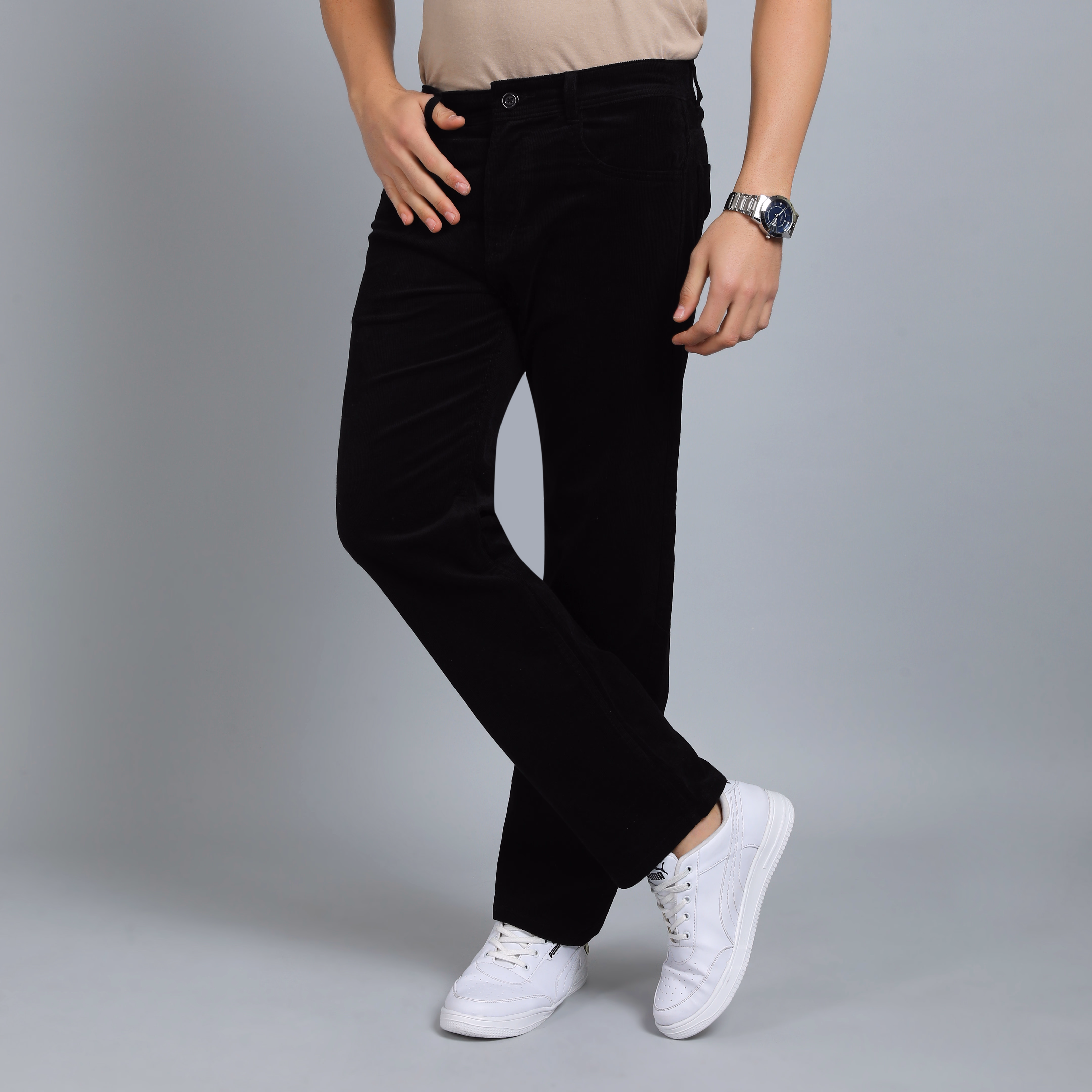 Men’s Baggy Corduroy Bottoms – Cozy, Classic, and Casual