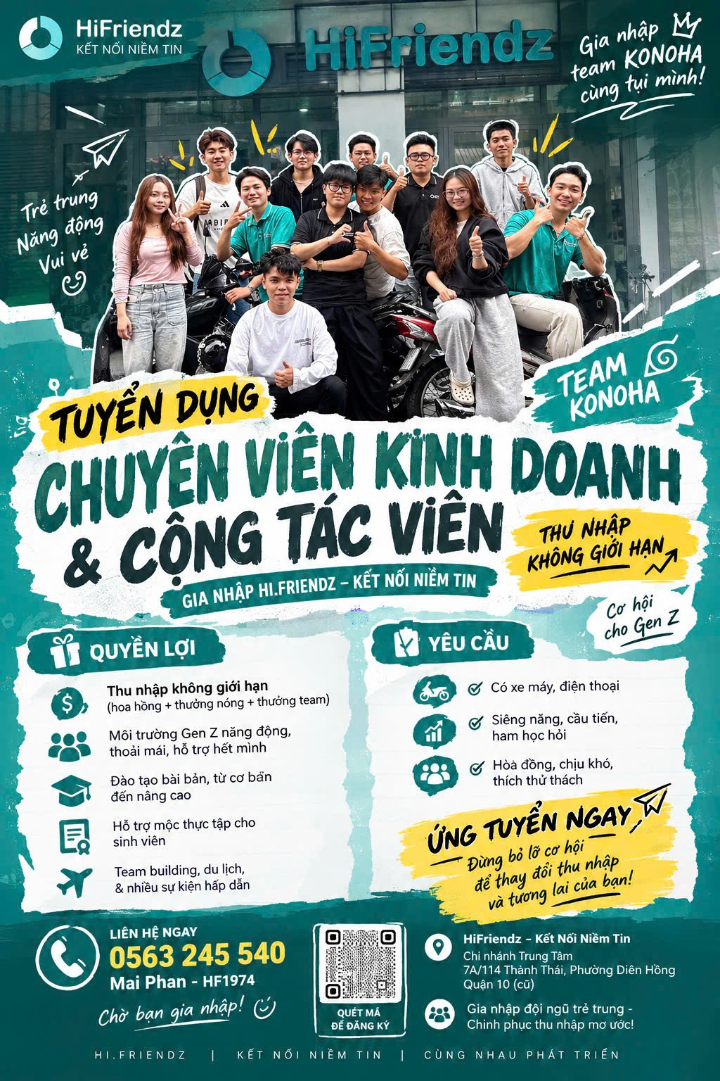 Gia nhập team KONOHA