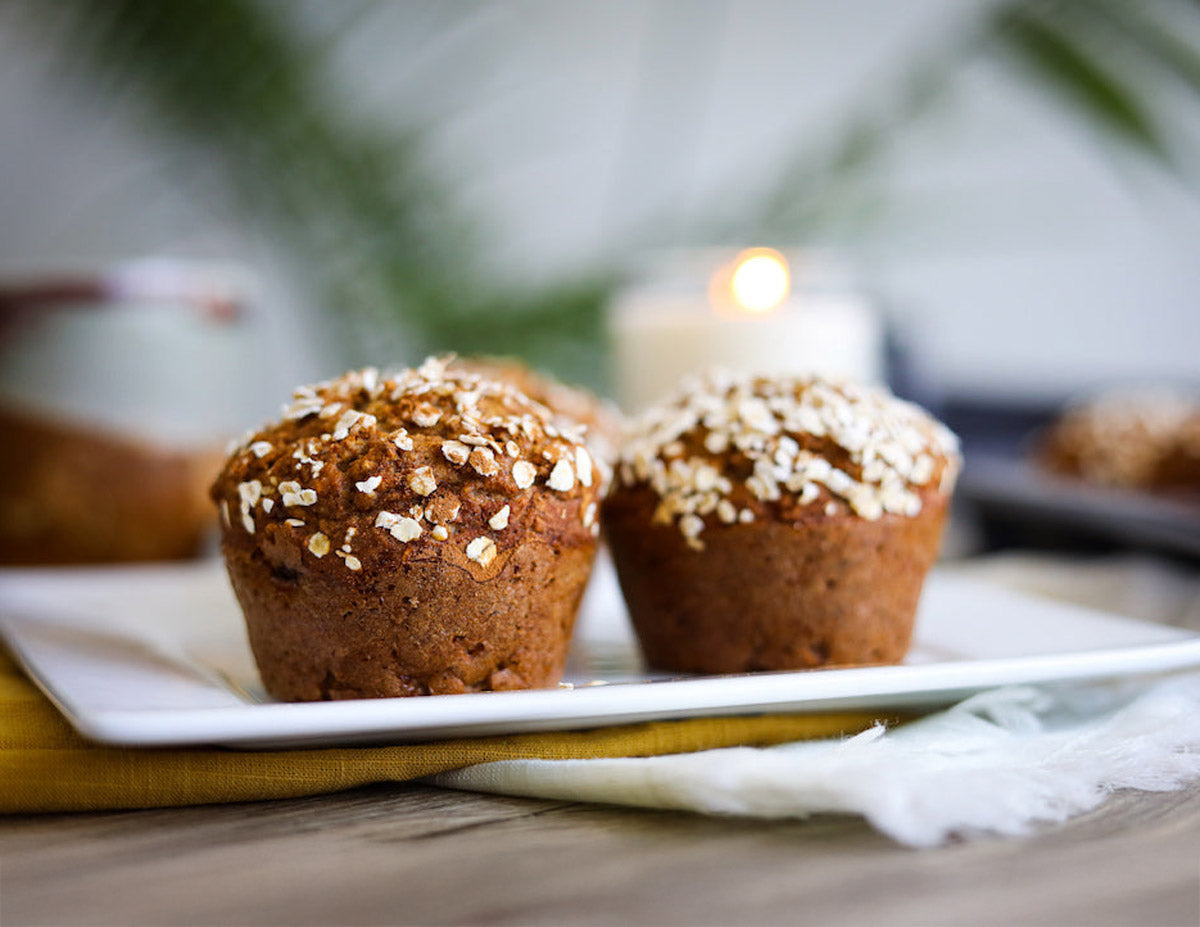 Cinnamon Oat Muffins | High Carb Hannah