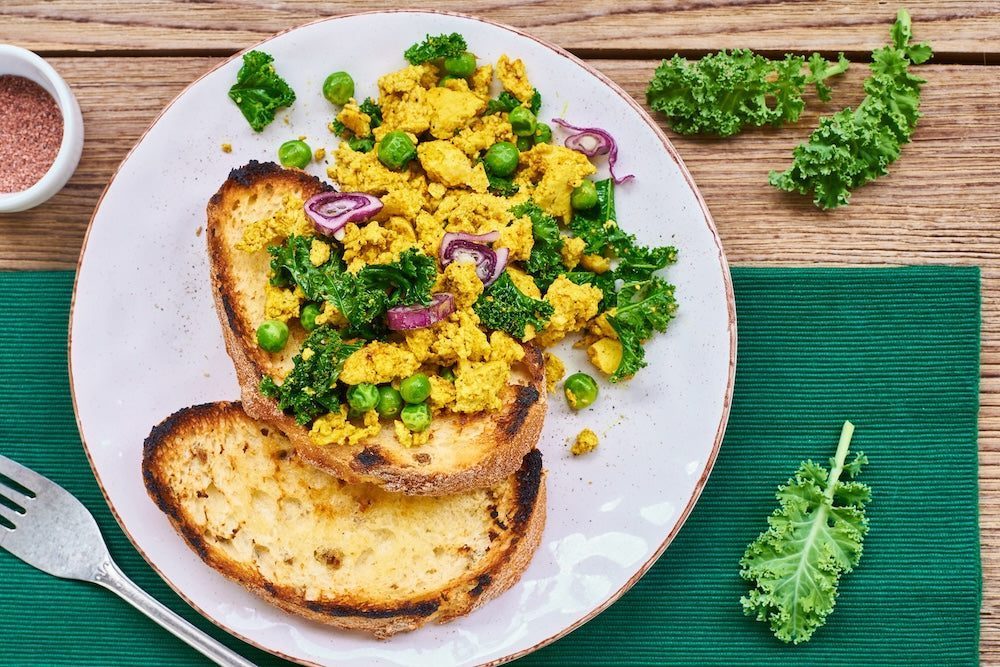 Easy Tofu Scramble | High Carb Hannah