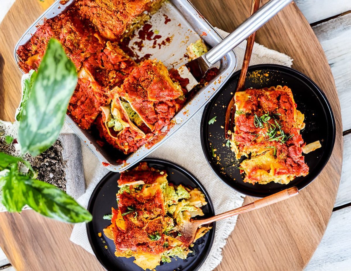Healthy Vegan Lasagna | High Carb Hannah
