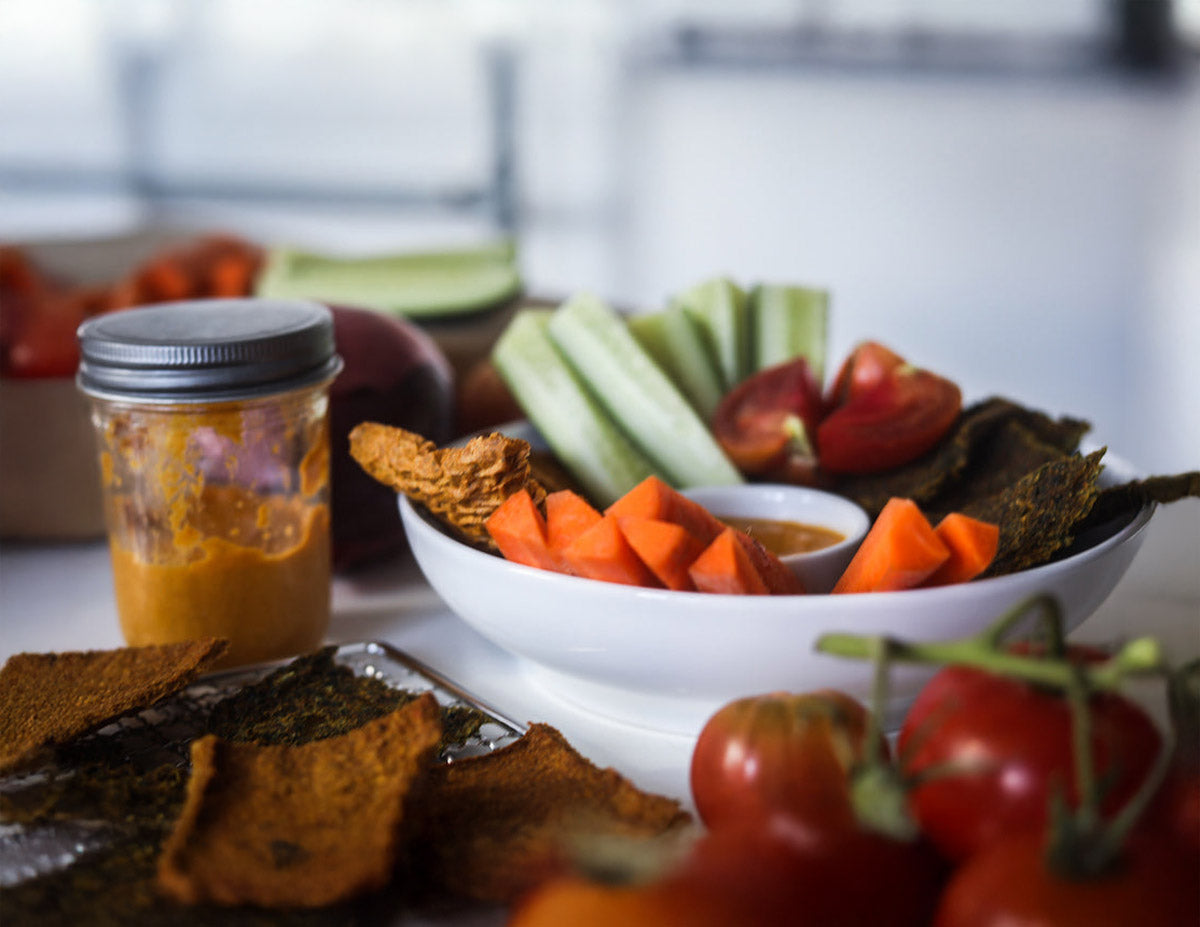 Healthy Veggie Crackers | High Carb Hannah