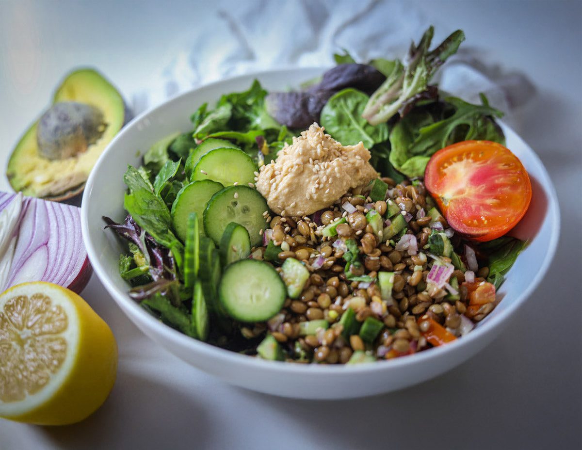 Summer Lentil Salad | High Carb Hannah