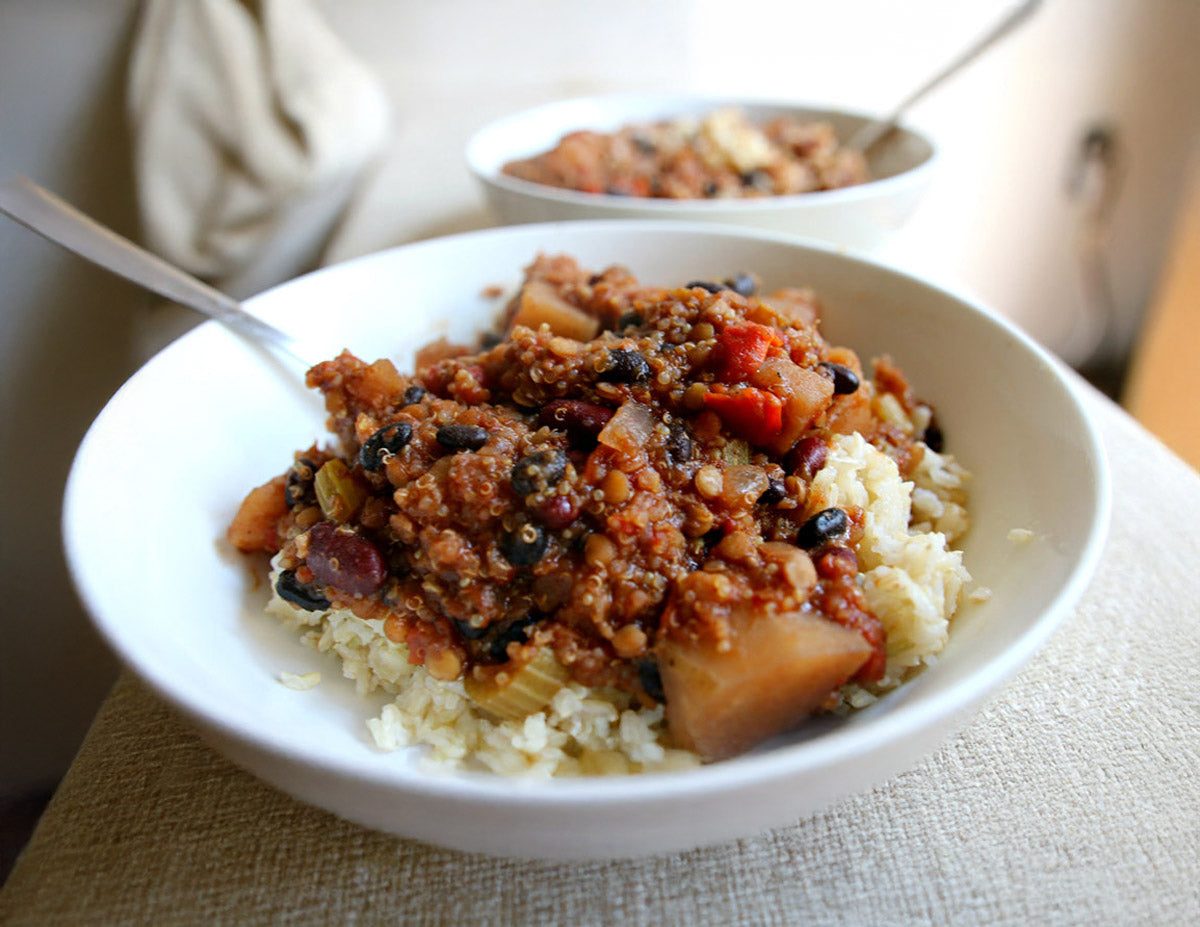 Thick & Hearty Vegan Chili | High Carb Hannah